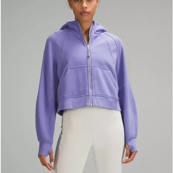 Lululemon Scuba Oversized Full Zip Hoodie Dark Lavender size XS S M L NWT
